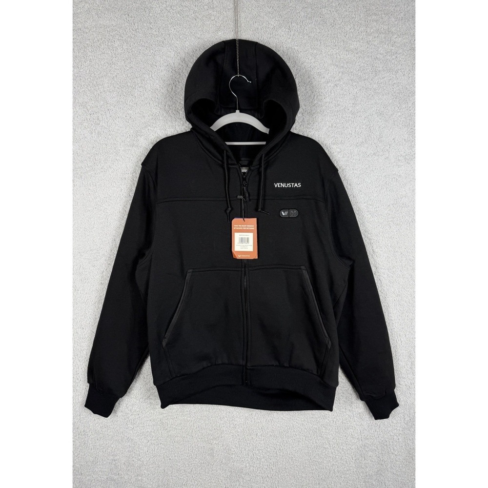 Venustas Unisex Dual Control Heated Fleece Hoodie 12V, U41G Size M